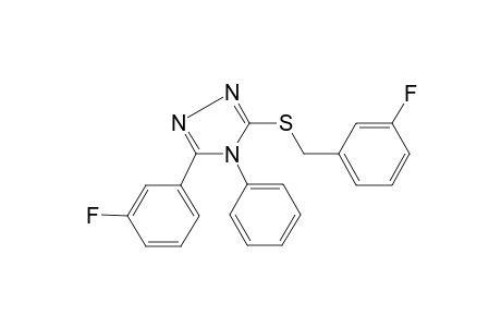 3-(3-Fluoro-benzylsulfanyl)-5-(3-fluoro-phenyl)-4-phenyl-4H-[1,2,4]triazole