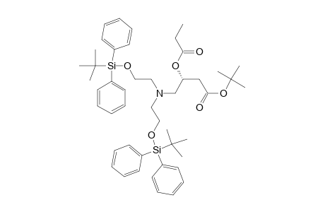 (R)-TERT.-BUTYL-3-PROPIONYLOXY-4-[N,N-BIS-(2-TERT.-BUTYLDIPHENYLSILYLOXYETHYL)-AMINO]-BUTYRATE