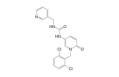 1-[1-(2,6-DICHLOROBENZYL)-1,6-DIHYDRO-6-OXO-3-PYRIDYL]-3-[(3-PYRIDYL)-METHYL]UREA