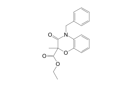 Ethyl 3-oxo-4-benzyl-2-methyl-3,4-dihydro-2H-1,4-benzoxazine-2-carboxylate