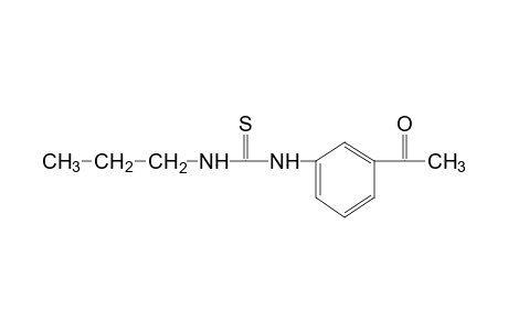 1-(m-acetylphenyl)-3-propyl-2-thiourea