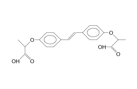 E-4,4'-Bis(1-carboxy-ethoxy)-stilbene