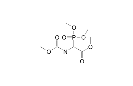 Methyl 2-(dimethoxyphosphinyl)-2-[N-(methoxycarbonyl)amino]ethanoate