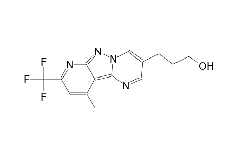 3-[10-methyl-8-(trifluoromethyl)pyrido[2',3':3,4]pyrazolo[1,5-a]pyrimidin-3-yl]-1-propanol