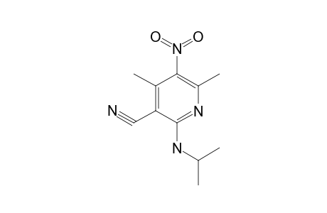 4,6-dimethyl-2-(isopropylamino)-5-nitronicotinonitrile