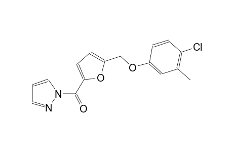 1-{5-[(4-chloro-3-methylphenoxy)methyl]-2-furoyl}-1H-pyrazole