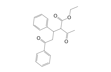 2-Acetyl-5-keto-3,5-diphenyl-valeric acid ethyl ester