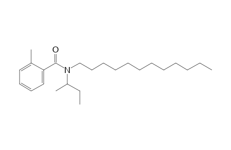 Benzamide, 2-methyl-N-(2-butyl)-N-dodecyl-