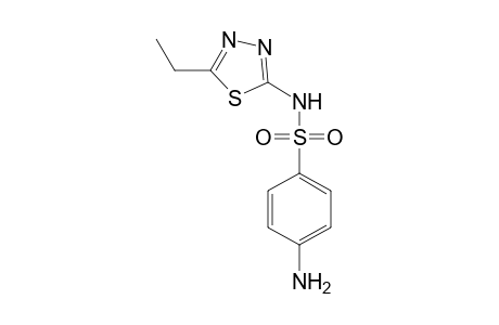 benzenesulfonamide, 4-amino-N-(5-ethyl-1,3,4-thiadiazol-2-yl)-