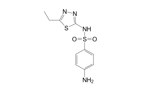 benzenesulfonamide, 4-amino-N-(5-ethyl-1,3,4-thiadiazol-2-yl)-