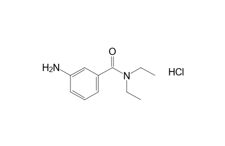 m-amino-N,N-diethylbenzamide, monohydrochloride