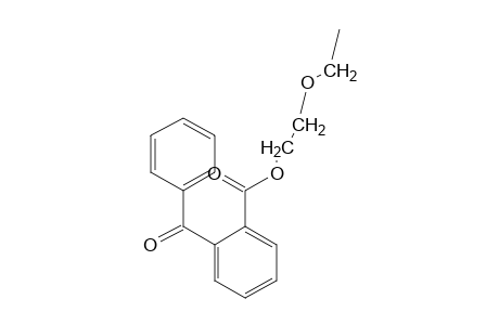 o-benzoylbenzoic acid, 2-ethoxyethyl ester