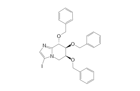 (6S,7S,8S)-6,7,8-TRIS-(BENZYLOXY)-3-IODO-5,6,7,8-TETRAHYDROIMIDAZO-[1,2-A]-PYRIDINE