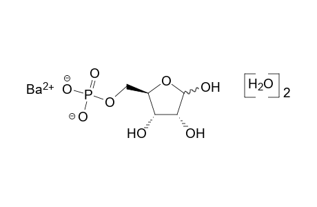 D-RIBOSE, 5-(DIHYDROGEN PHOSPHATE), BARIUM SALT, DIHYDRATE