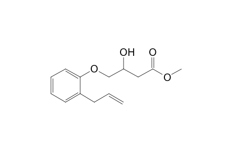 3-Hydroxy-4-(2-prop-2-enylphenoxy)butanoic acid methyl ester