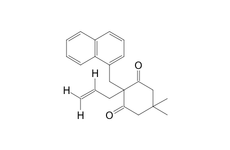 2-allyl-5,5-dimethyl-2-(1-naphthylmethyl)-1,3-cyclohexanedione