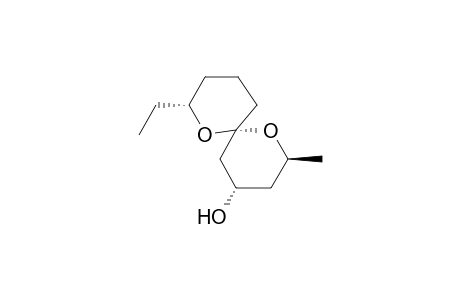 (2RS,4RS,6RS,8SR)-8-Ethyl-2-methyl-1,7-dioxaspiro[5.5]undecan-4-ol