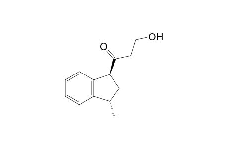 1-(trans-3-Methyl-2,3-dihydro-1H-inden-1-yl)-3-hydroxypropan-1-one