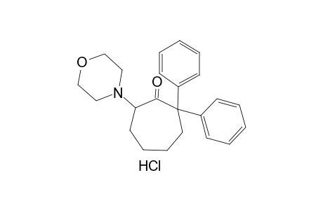 2,2-diphenyl-7-morpholinocycloheptanone, hydrochloride