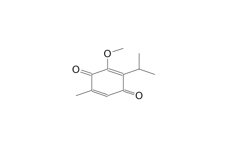 2-isopropyl-3-methoxy-5-methyl-p-benzoquinone