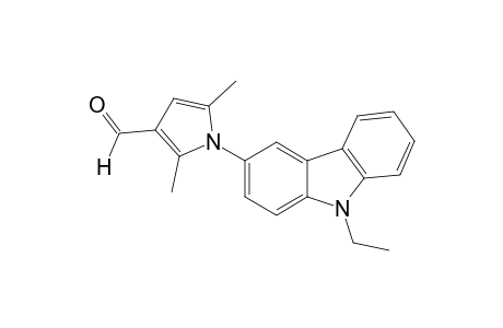 2,5-dimethyl-1-(9-ethylcarbazol-3-yl)pyrrole-3-carboxaldehyde