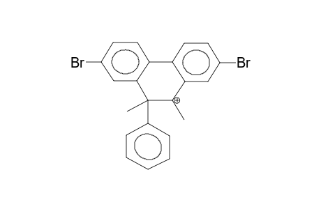 2,7-DIBROMO-9-PHENYL-9,10-DIMETHYLPHENANTHRENONIUM CATION