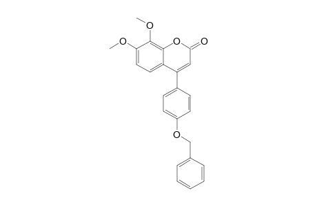 4-(4-Benzoxyphenyl)-7,8-dimethoxy-coumarin