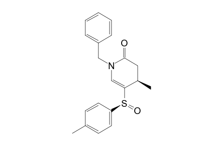 (Ss,4R)-1-Benzyl-4-methyl-5-(p-tolylsulfinyl)-5,6-dehydropiperidin-2-one