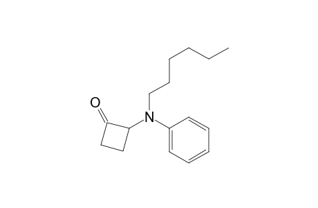 2-(N-hexyl-N-phenylamino)cyclobutanone