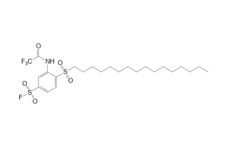 4-(hexadecylsulfonyl)-3-(2,2,2-trifluoroacetamido)benzenesulfonyl fluoride