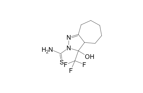 3-HYDROXY-2,3,3a,4,5,6,7,8-OCTAHYDROTHIO-3-(TRIFLUOROMETHYL)CYCLOHEPTAPYRAZOLE-2-CARBOXAMIDE