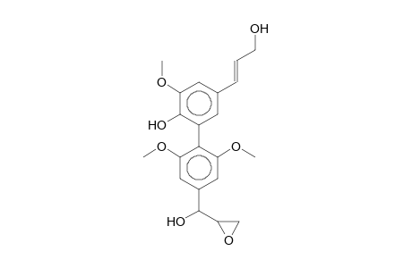 2-HYDROXY-3,2',6'-TRIMETHOXY-4'-(2,3-EPOXY-1-HYDROXYPROPYL)-5-(3-HYDROXY-1-PROPENYL)BIPHENYL