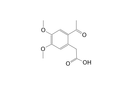 (2-acetyl-4,5-dimethoxyphenyl)acetic acid