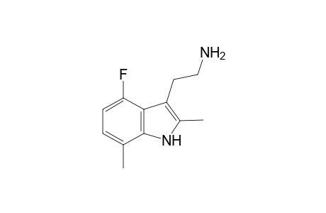 2-(4-Fluoro-2,7-dimethyl-1H-indol-3-yl)ethanamine