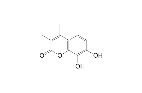 2H-1-benzopyran-2-one, 7,8-dihydroxy-3,4-dimethyl-