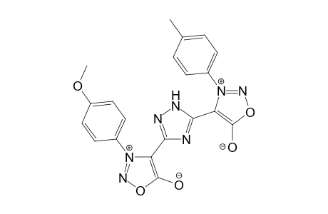 5-[3-(4-Methoxyphenyl)sydnon-4-yl]-5-[3-(4-methylphenyl)sydnon-4-yl]-1H-[1,2,4]triazole