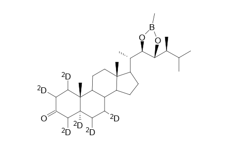 [2H6]-6-Deoxo-3-dehydroteasterone methaneboronate dev.