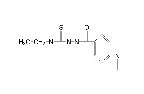 1-[p-(dimethylamino)benzoyl]-4-ethyl-3-thiosemicarbazide
