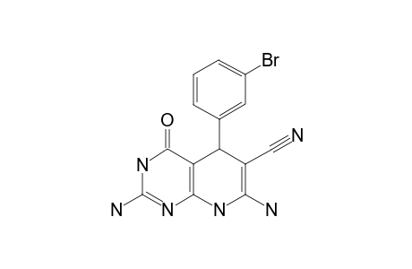 2,7-Diamino-5-(3-bromophenyl)-4-oxo-3,4,5,8-tetrahydropyrido[2,3-d]pyrimidine-6-carbonitrile