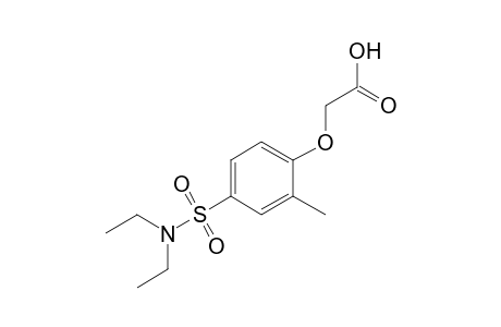 {[4-(diethylsulfamoyl)-o-tolyl]oxy}acetic acid