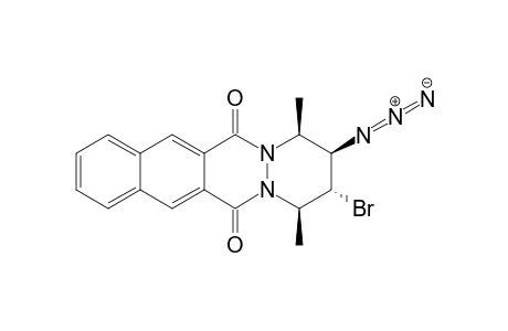 (1S,2R,3R,4R)-1,4-Dimethyl-2-azido-3-bromo-1,2,3,4,6,13-hexahydrobenzo[g]pyridazino[1,2-b]phthalazine-6,13-dione