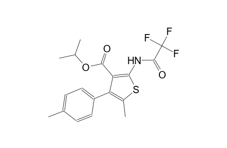 isopropyl 5-methyl-4-(4-methylphenyl)-2-[(trifluoroacetyl)amino]-3-thiophenecarboxylate