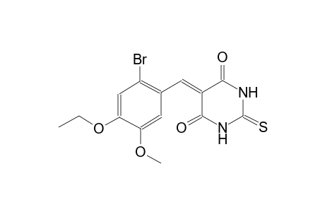 5-(2-bromo-4-ethoxy-5-methoxybenzylidene)-2-thioxodihydro-4,6(1H,5H)-pyrimidinedione