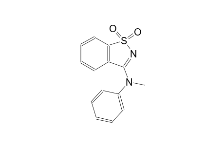 1,2-benzisothiazol-3-amine, N-methyl-N-phenyl-, 1,1-dioxide