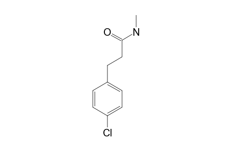 N-Methyl-3-(4'-chlorophenyl)propionamide