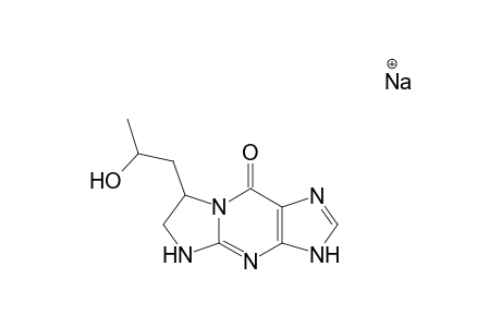 7-(2'-Hydroxypropyl)-5,6,7,9-tetrahydro-9-oxoimidazo[1,2-a]purine-Sodium salt of the OH