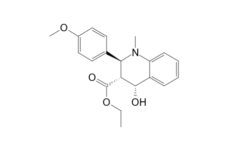Ethyl (2S*,3R*,4R*)-4-Hydroxy-2-(4-methoxyphenyl)-1-methyl-1,2,3,4-tetrahydroquinoline-3-carboxylate