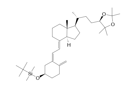 (3.beta.-5Z,7E,24R)-3-[(Tert-butyldimethylsilyl)oxy]-9,10-secocholesta-5,7,10(19)-triene-24,25-diol cyclic 24,25-(1-methylethylidene acetal)