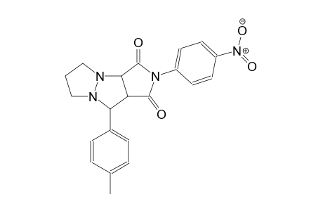 9-(4-methylphenyl)-2-(4-nitrophenyl)tetrahydro-5H-pyrazolo[1,2-a]pyrrolo[3,4-c]pyrazole-1,3(2H,3aH)-dione