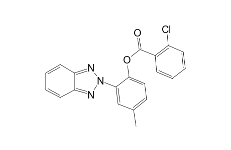 2-(2H-1,2,3-benzotriazol-2-yl)-4-methylphenyl 2-chlorobenzoate